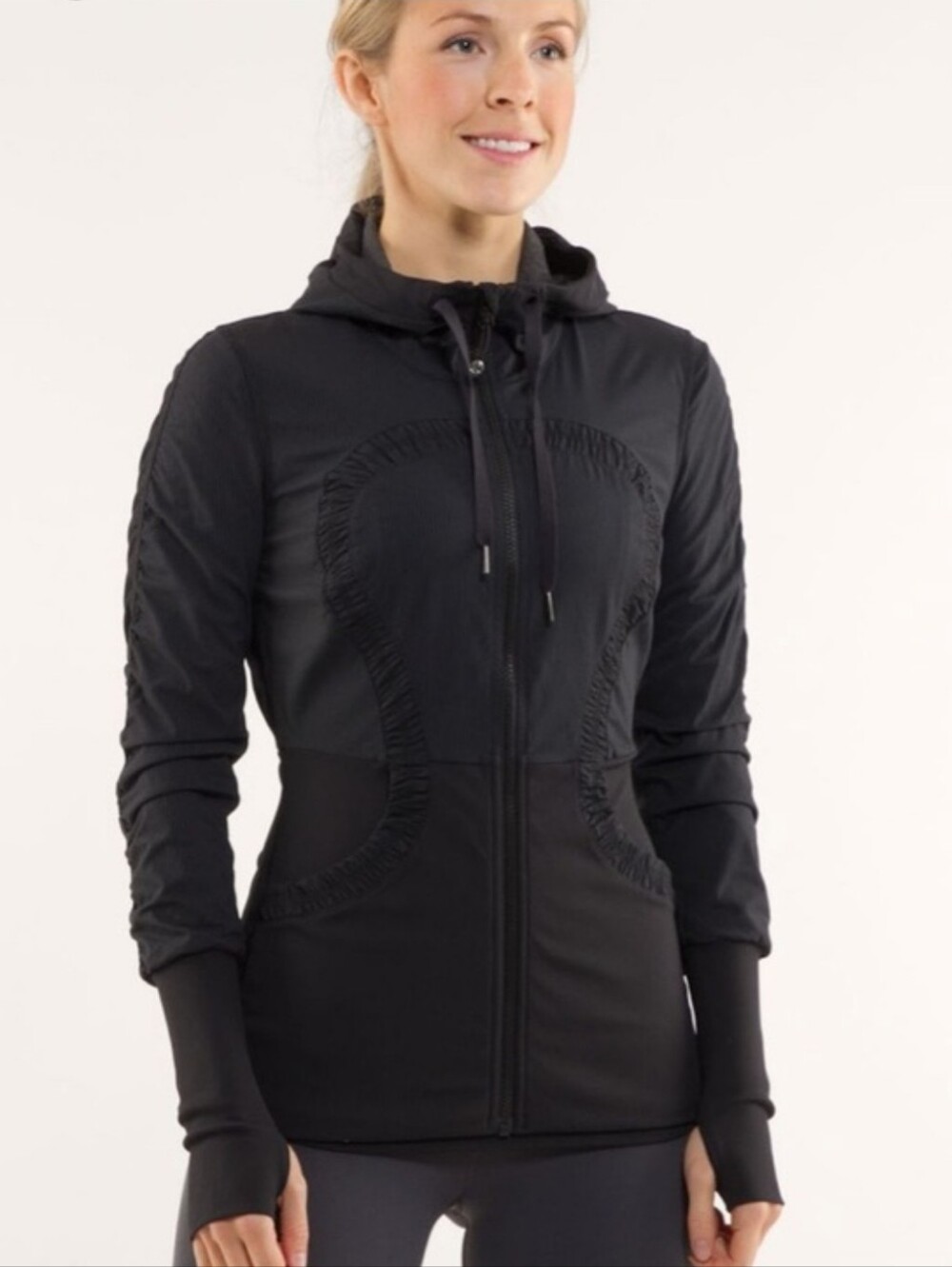 Lululemon Dance Studio Reversible Hooded Jacket Size 8